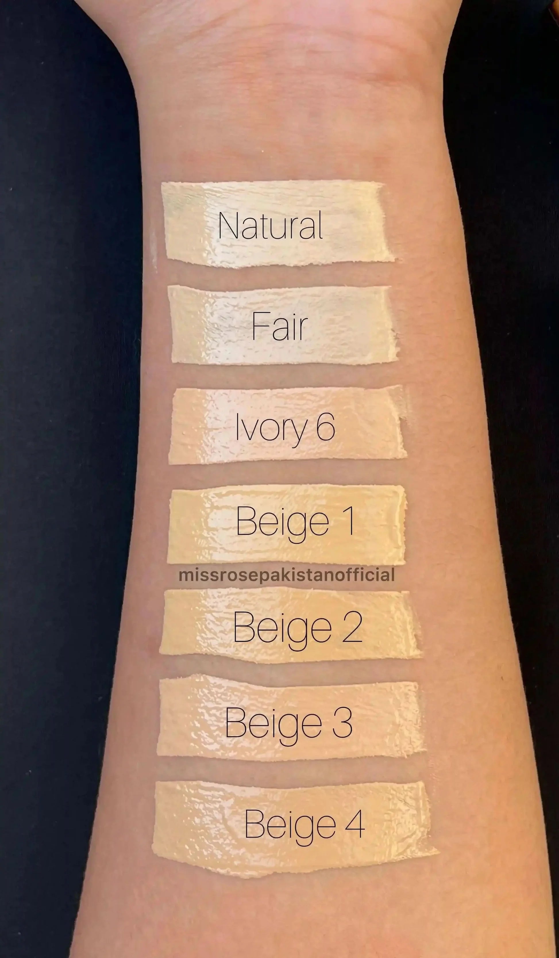 Missrose Air BRush Flawless Foundation