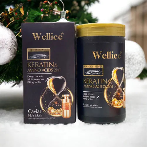 Wellice Keratin & AminoAcids Hair Mask - 1000g