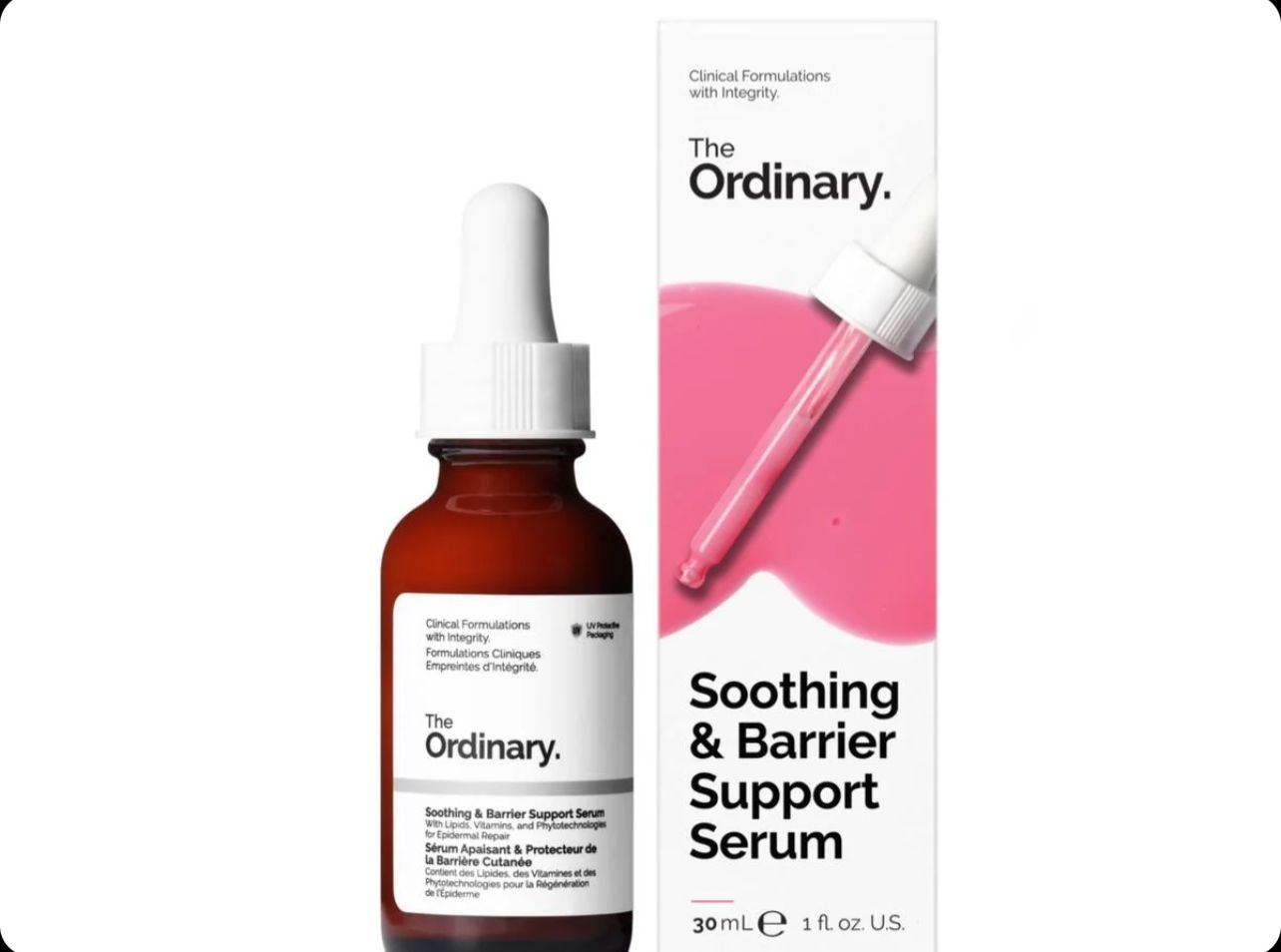 The ordinary Soothing & Barrier Support Pink Serum